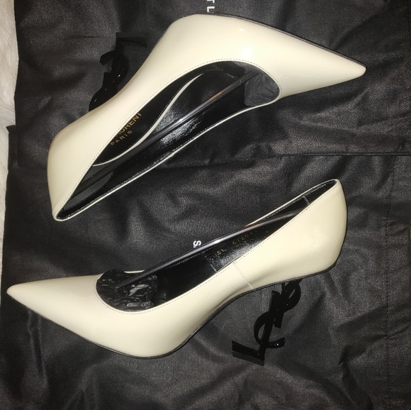 Saint laurent OpYum Patent 110mm YSL-Heel Pumps NEW with box Size: 8.5B / 38.5EU - Picture 4 of 5